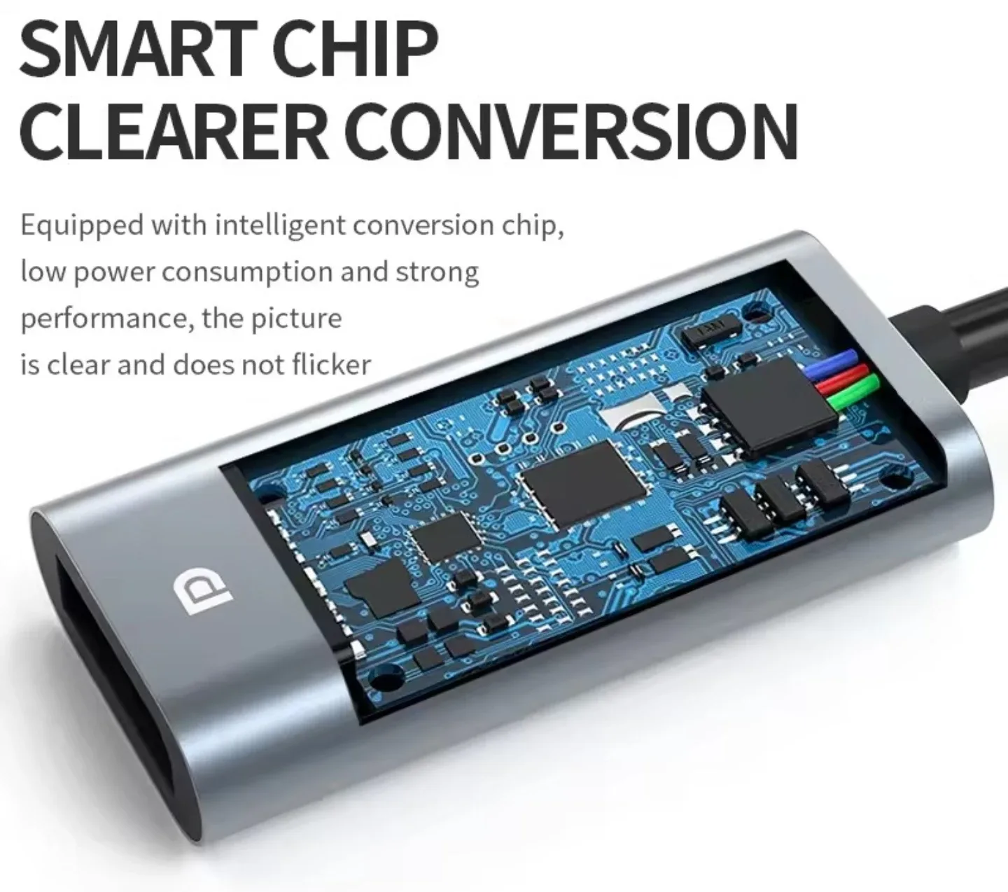 USB C to DP Female Connector, 8K HD image indicator(6)
