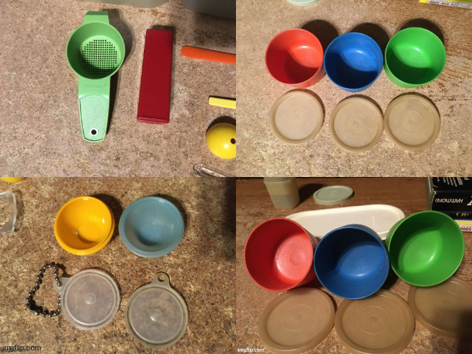 Big Vintage Tupperware lot Kitchen Utensils and Containers - photo 4