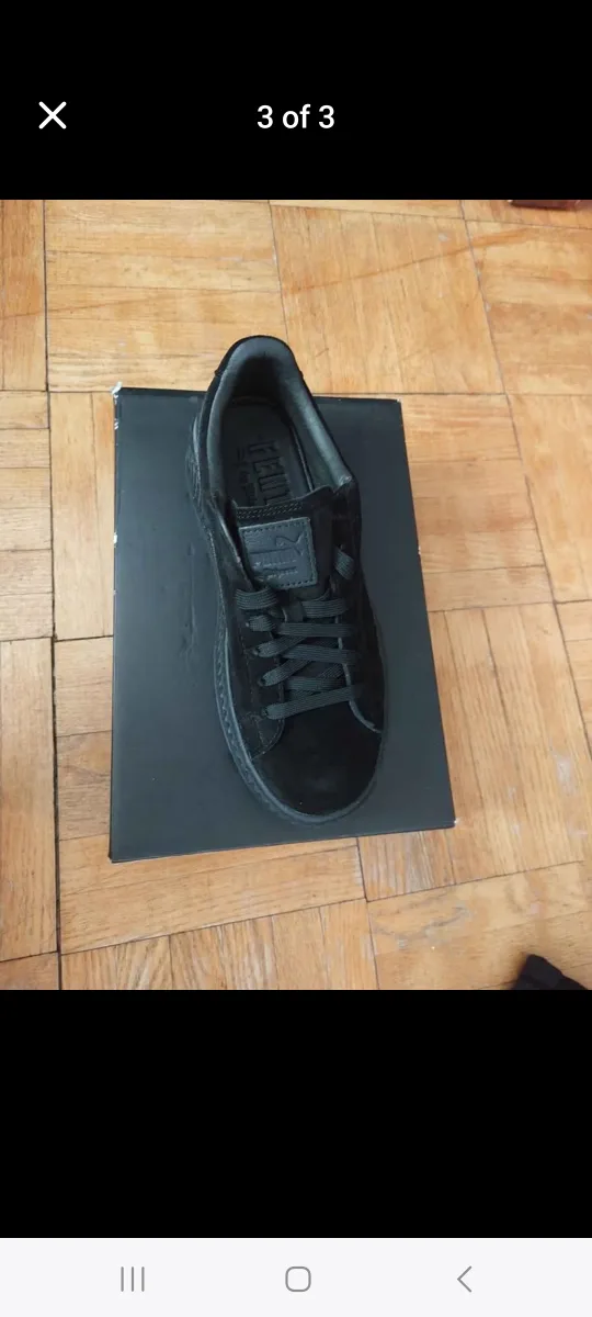 Puma Fenty Black Sneakers by Rihanna thumbnail