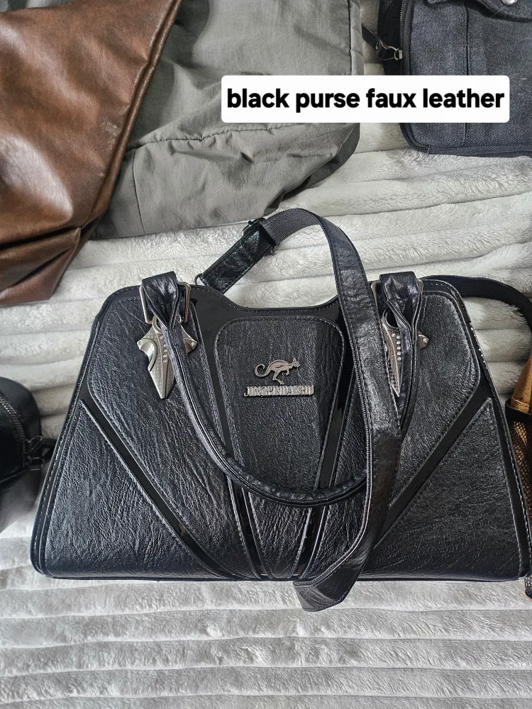 Faux leather y2k punk purse