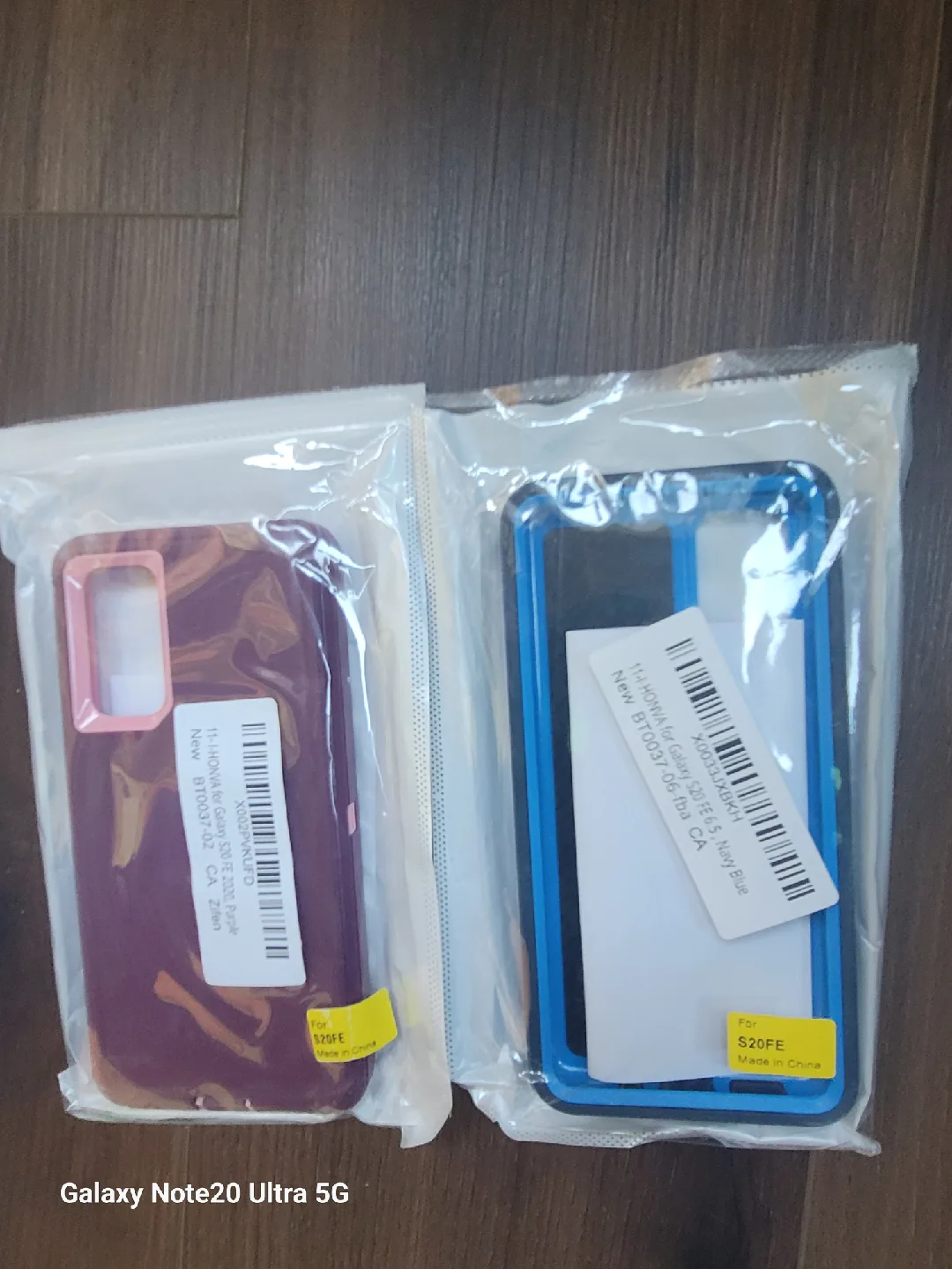 New HONVA Galaxy S20 FE Case, Purple & Navy Blue thumbnail