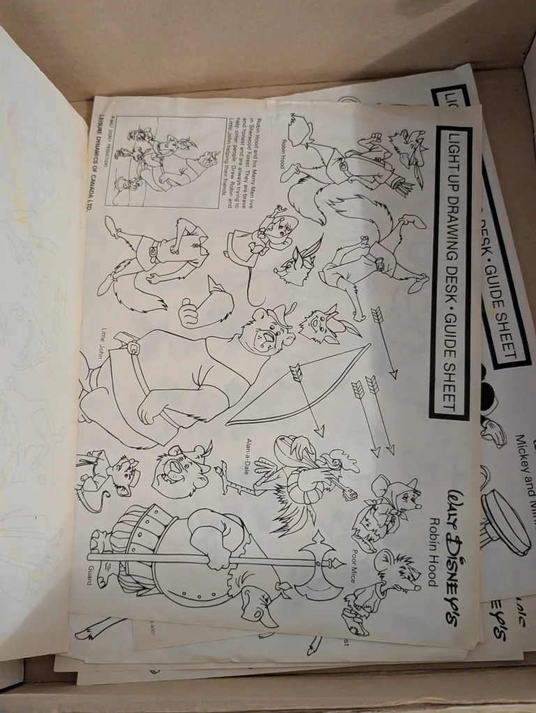 Vintage Lakeside Light-Up Drawing Desk image indicator(4)