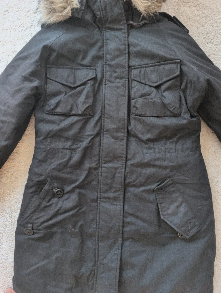 Aritzia West Parka Black Winter Coat image indicator(5)