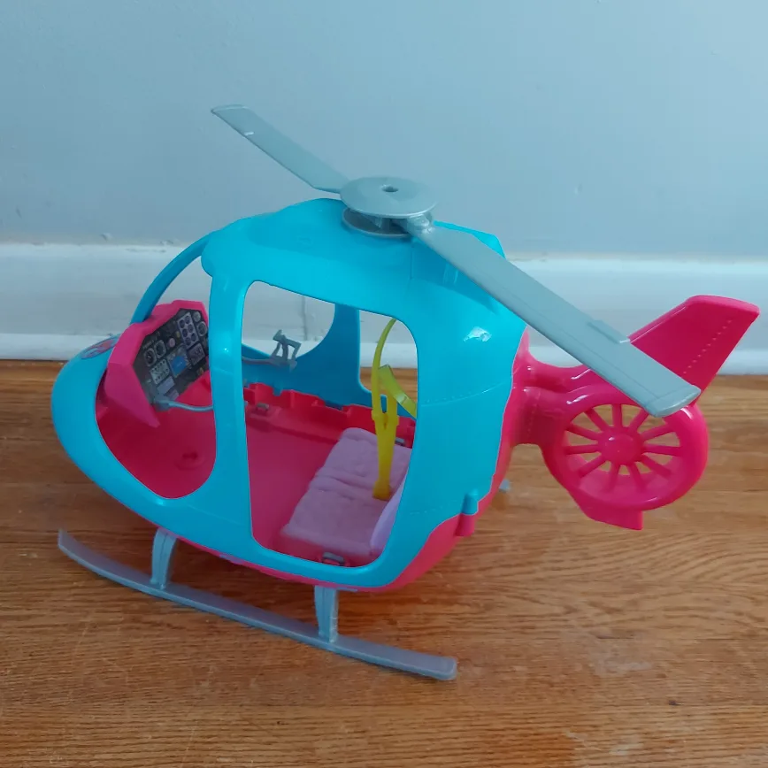 As NEW - Barbie Helicopter Toy image indicator(3)