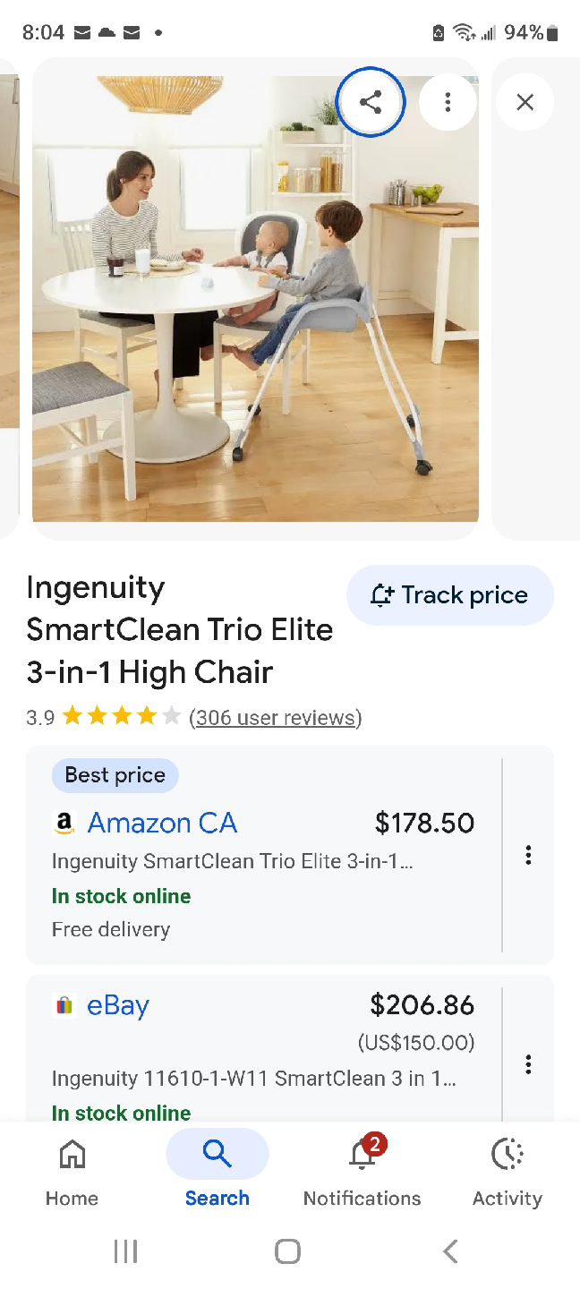 Ingenuity SmartClean Trio Elite 3-in-1 High Chair - photo 5