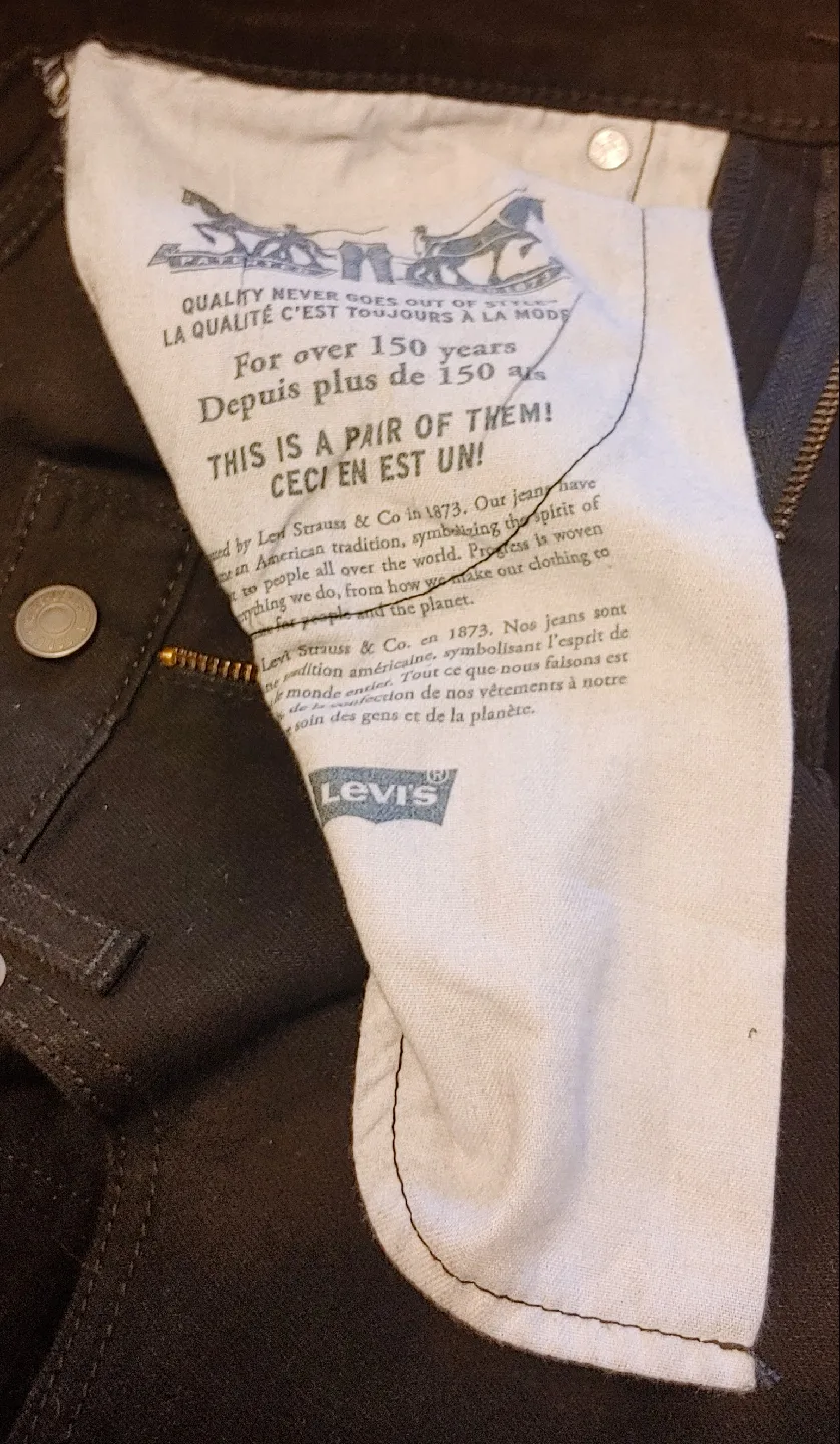 Levi's Black Jeans image indicator(5)