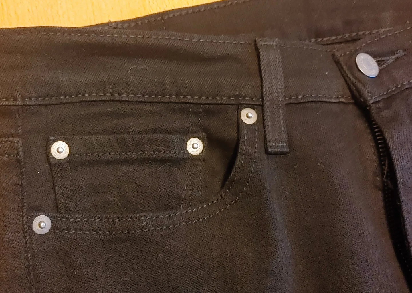 Levi's Black Jeans image indicator(7)