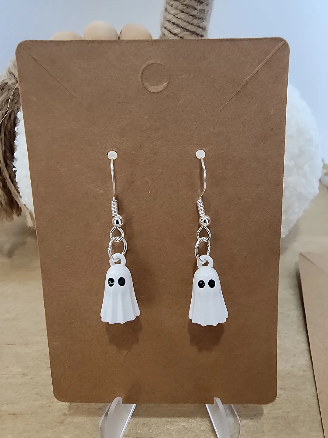 Boo-tiful Handmade Ghost Earrings! image indicator(5)