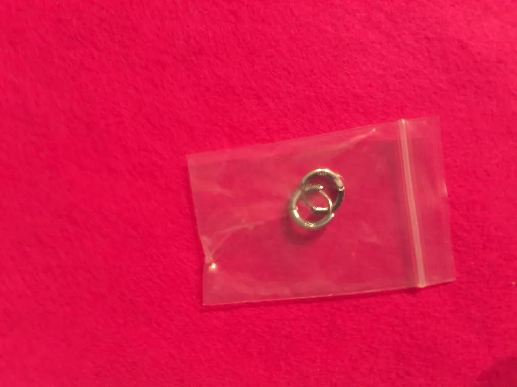 925 Silver Hoop Earrings with Cubic Zirconia image indicator(2)