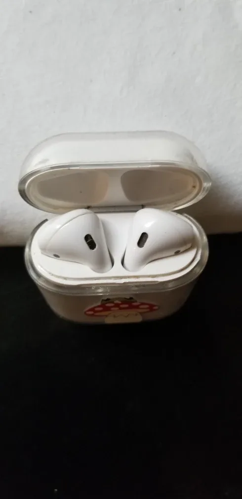 AirPods in Mushroom Case for parts image indicator(2)