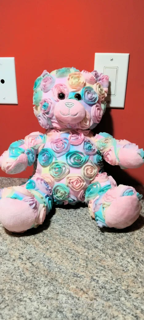Build-A-Bear Rose Teddy Bear thumbnail