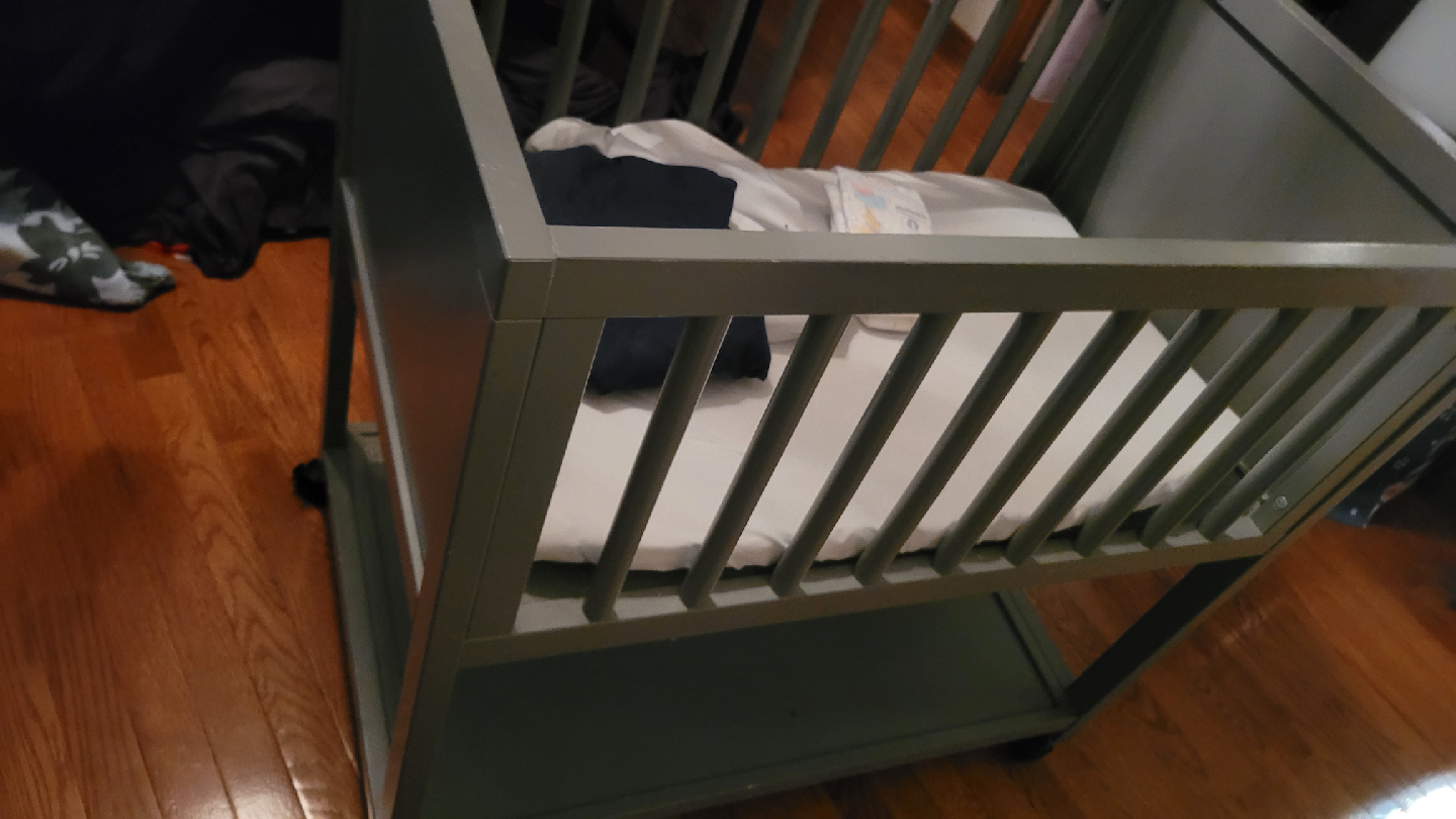 Bassinet with Wheels - Grey - photo 4