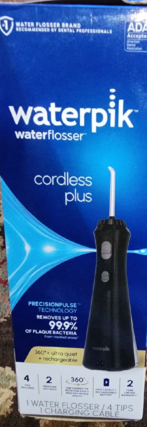 Waterpik Cordless Plus Water Flosser - Jet Black - photo 3