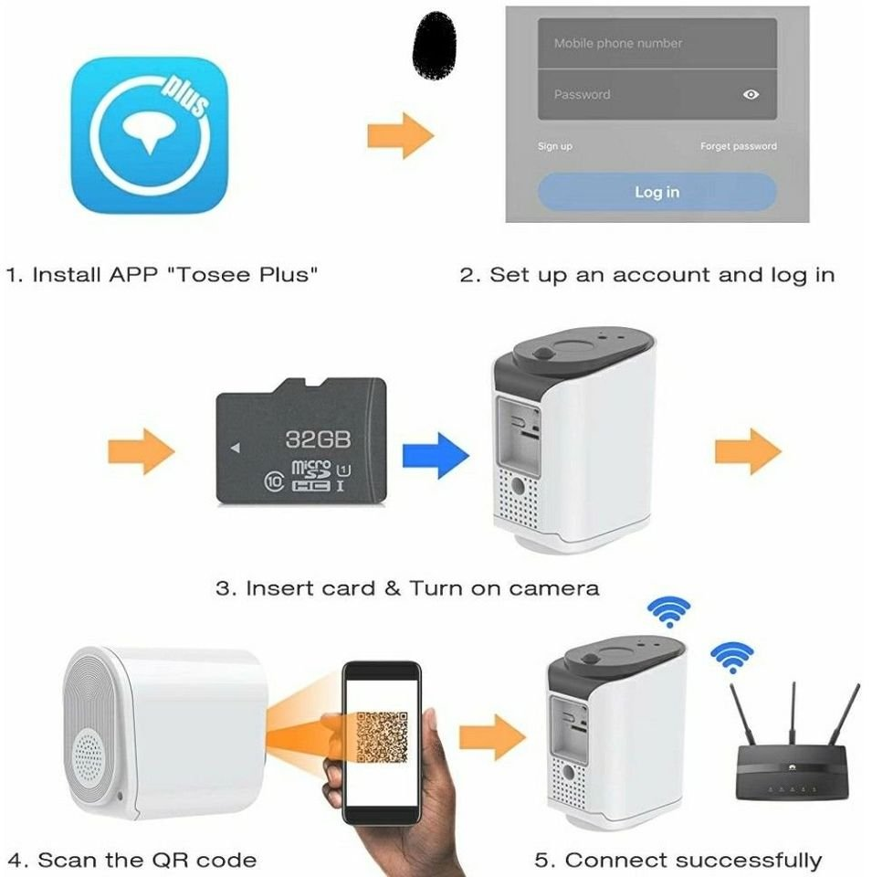 Wireless Security Camera, Home Indoor Rechargeable Battery - photo 3