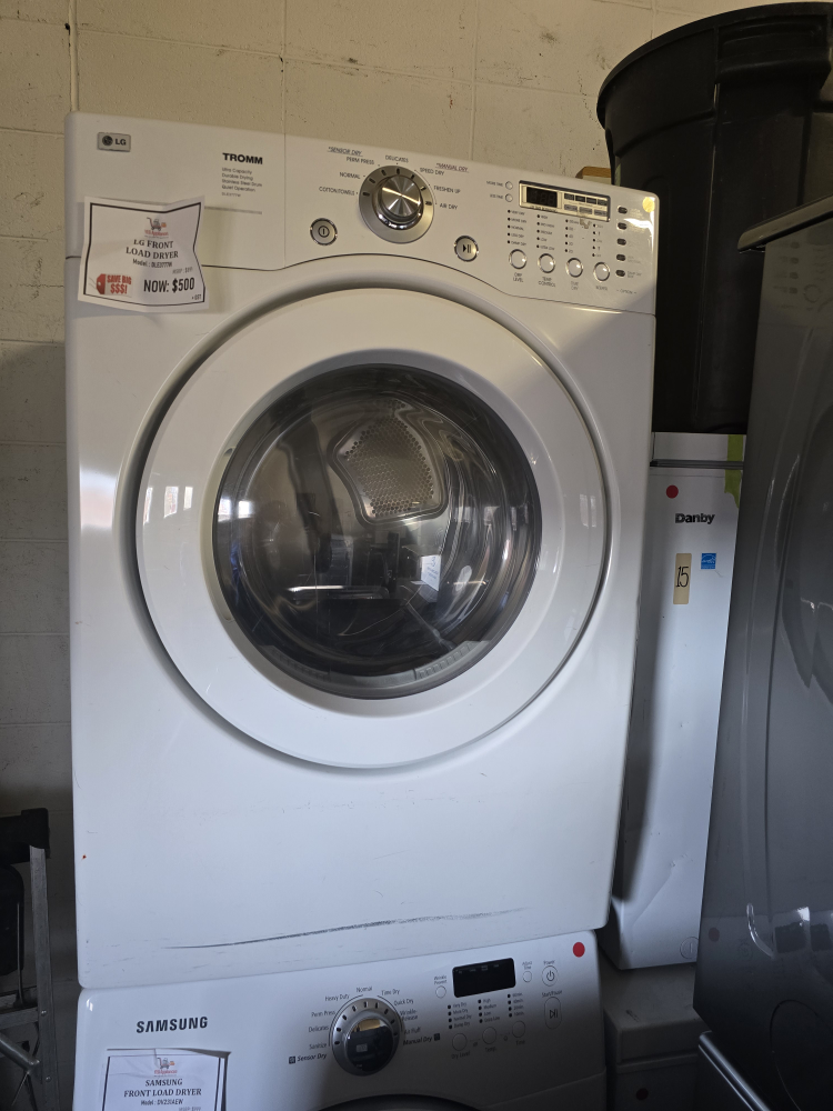 LG Tromm Front Load Dryer - $500