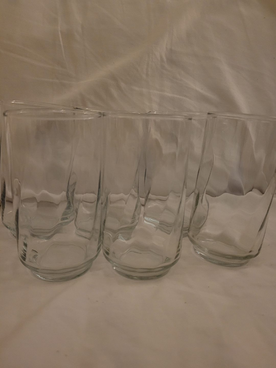 Set of 6 Clear Drinking Glasses - photo 2
