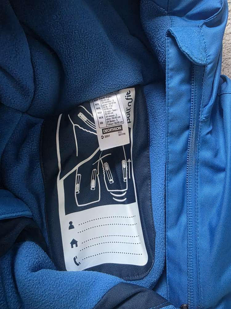 Decathlon Pull'n Fit Snowsuit - 24 Months-3years. - photo 2