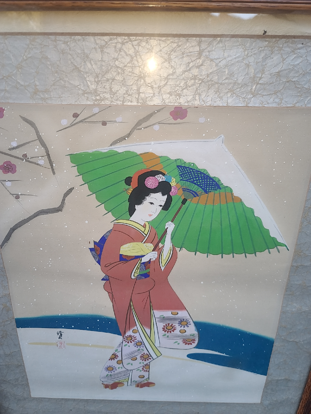 Japanese Geisha Painting - photo 2