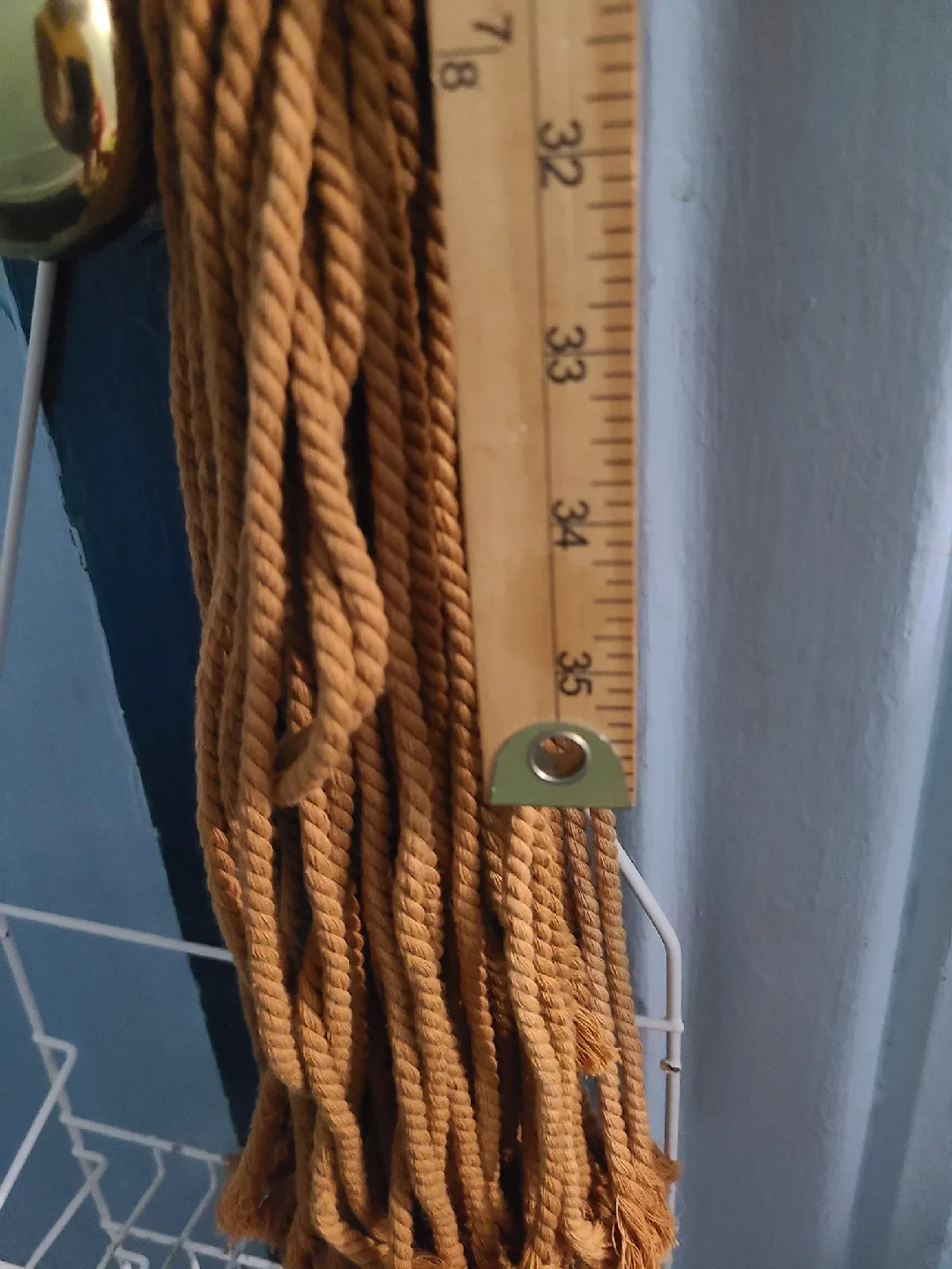 Macrame Plant  or fold and go chair.  - 41 Inches image indicator(4)