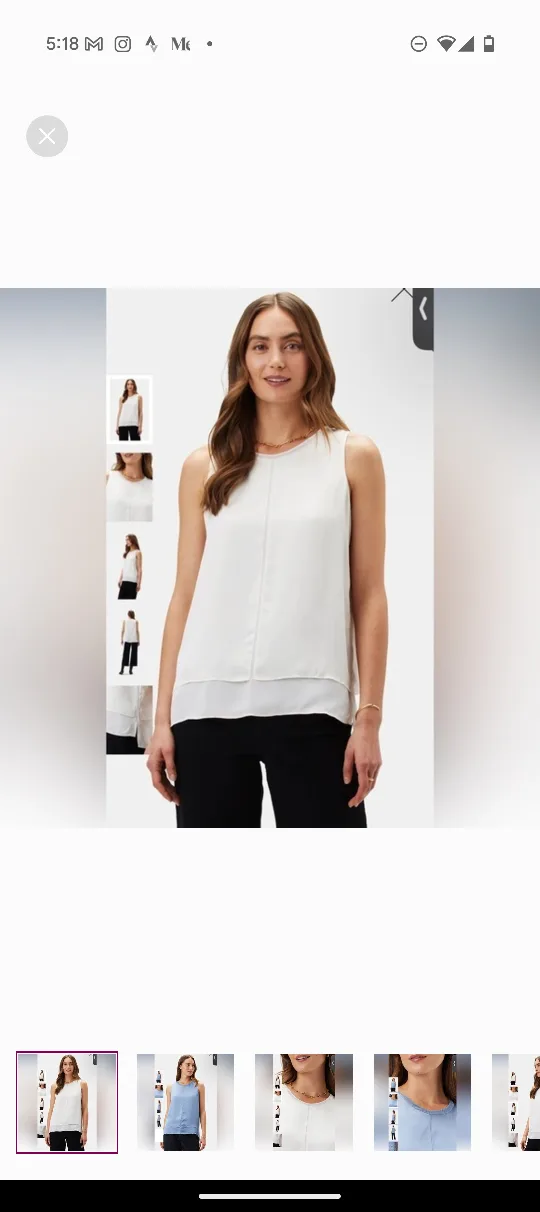 Amour Vert Zola Black Top - Size Small image indicator(7)