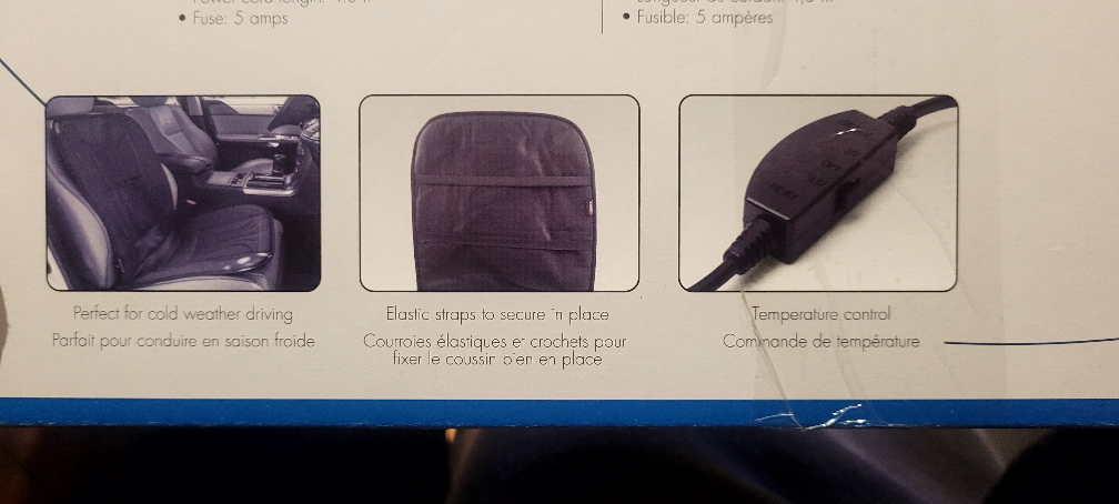HealthMate 12V Heated Seat Cushion - New in Box - photo 4