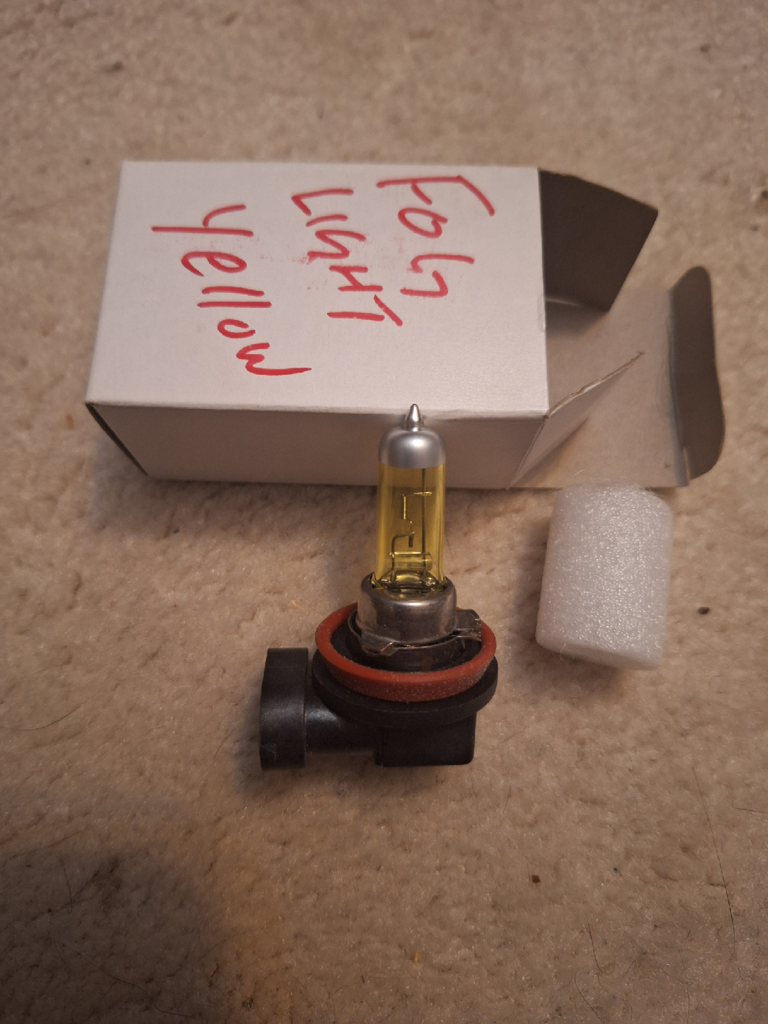 NEW H11 12V 100W Yellow Fog Light Bulb (x2) 💡