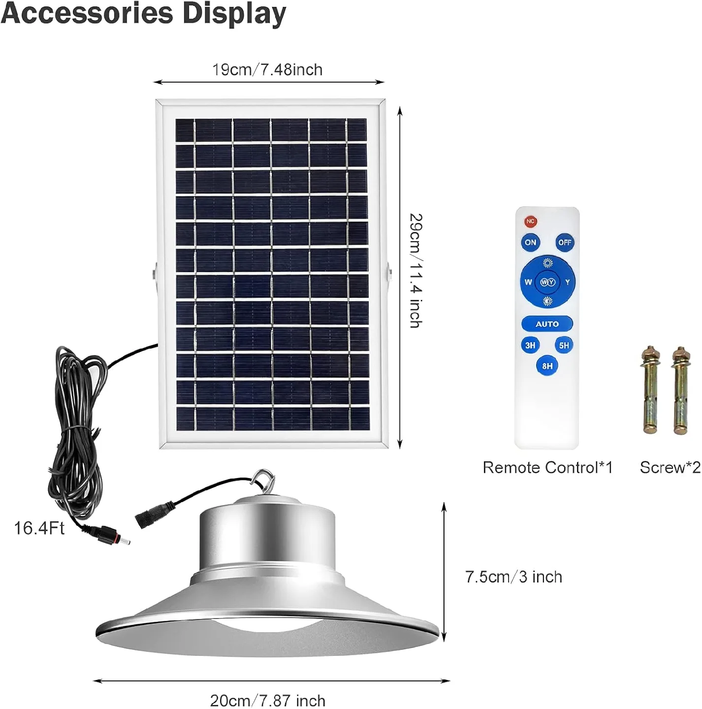 Solar Lights TS-S4402, 3 Color Modes image indicator(2)