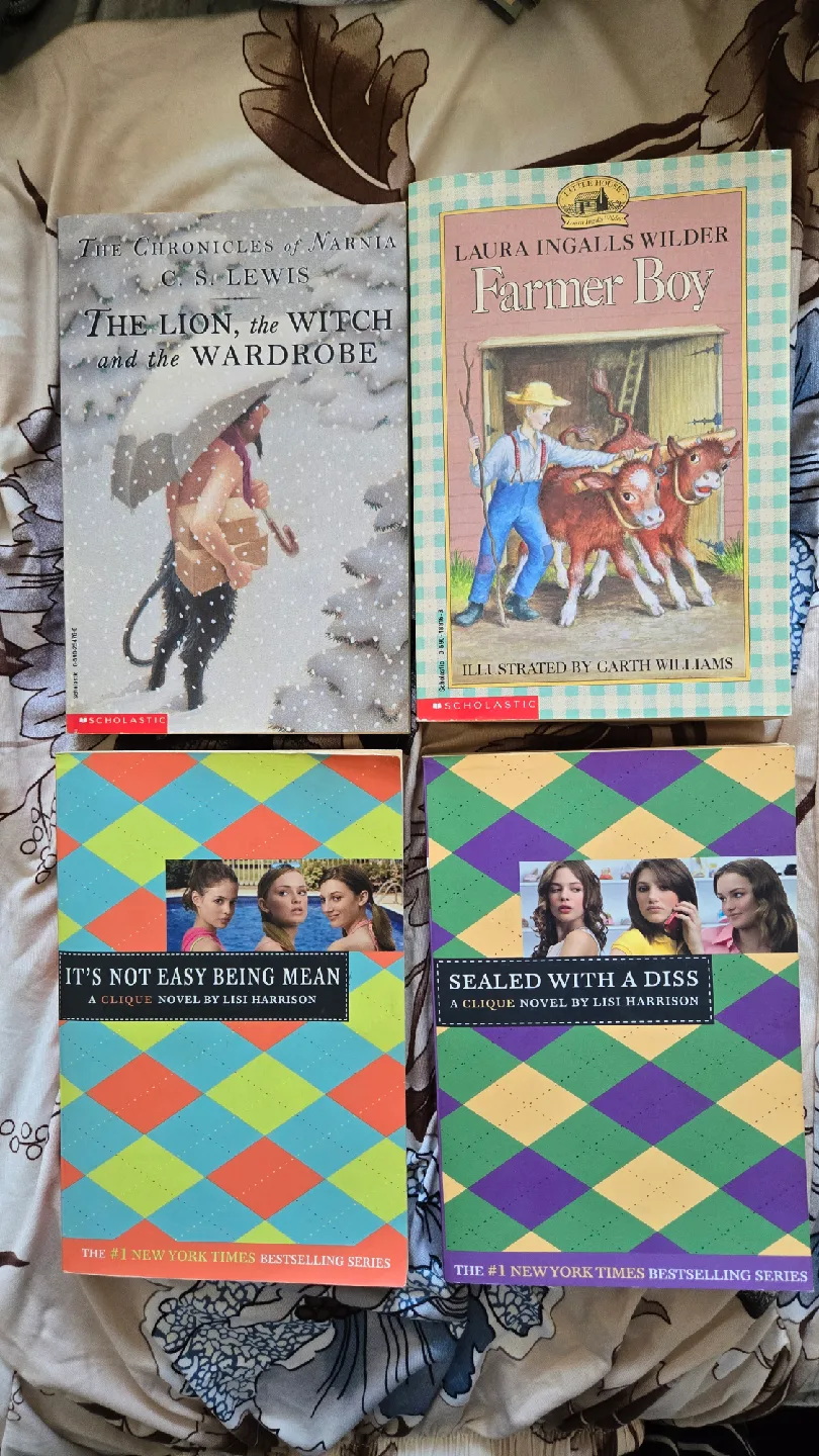 Children's Books: Narnia, Farmer Boy, The Clique Series thumbnail