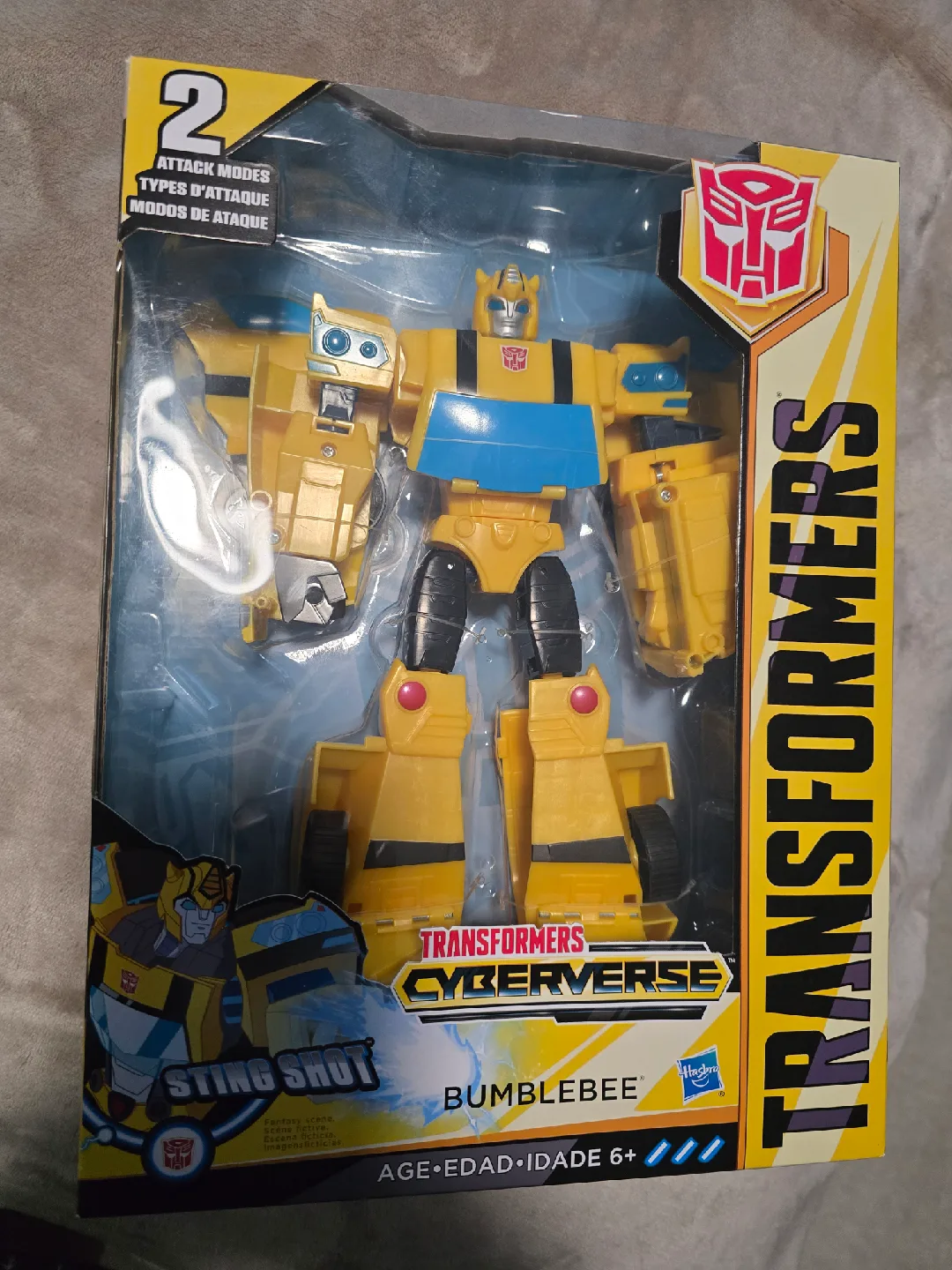 Transformers Cyberverse Bumblebee Sting Shot - New in Box! thumbnail