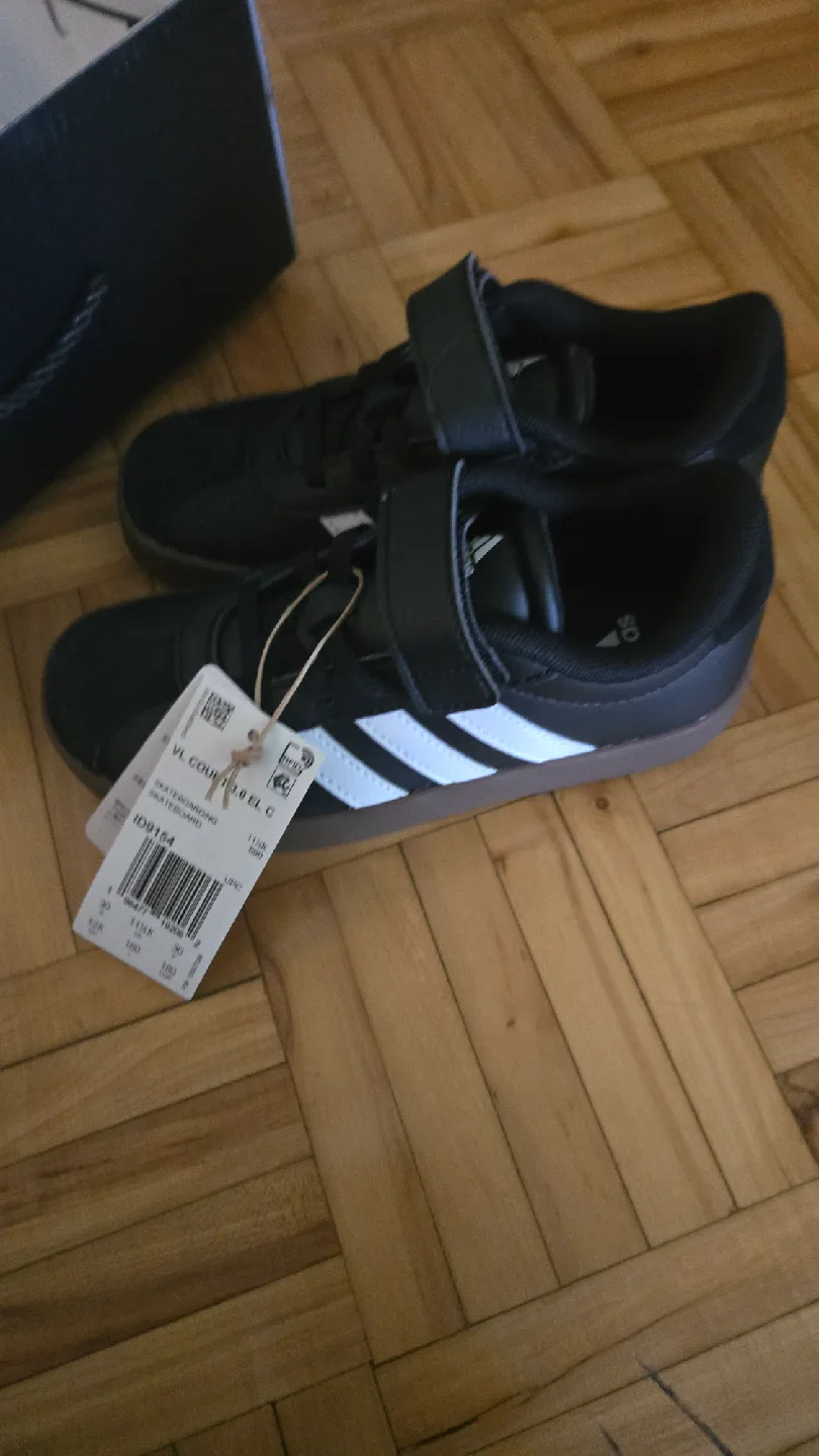 Adidas VL Court 3.0 EL C Kids Shoes - Size 12K image indicator(3)