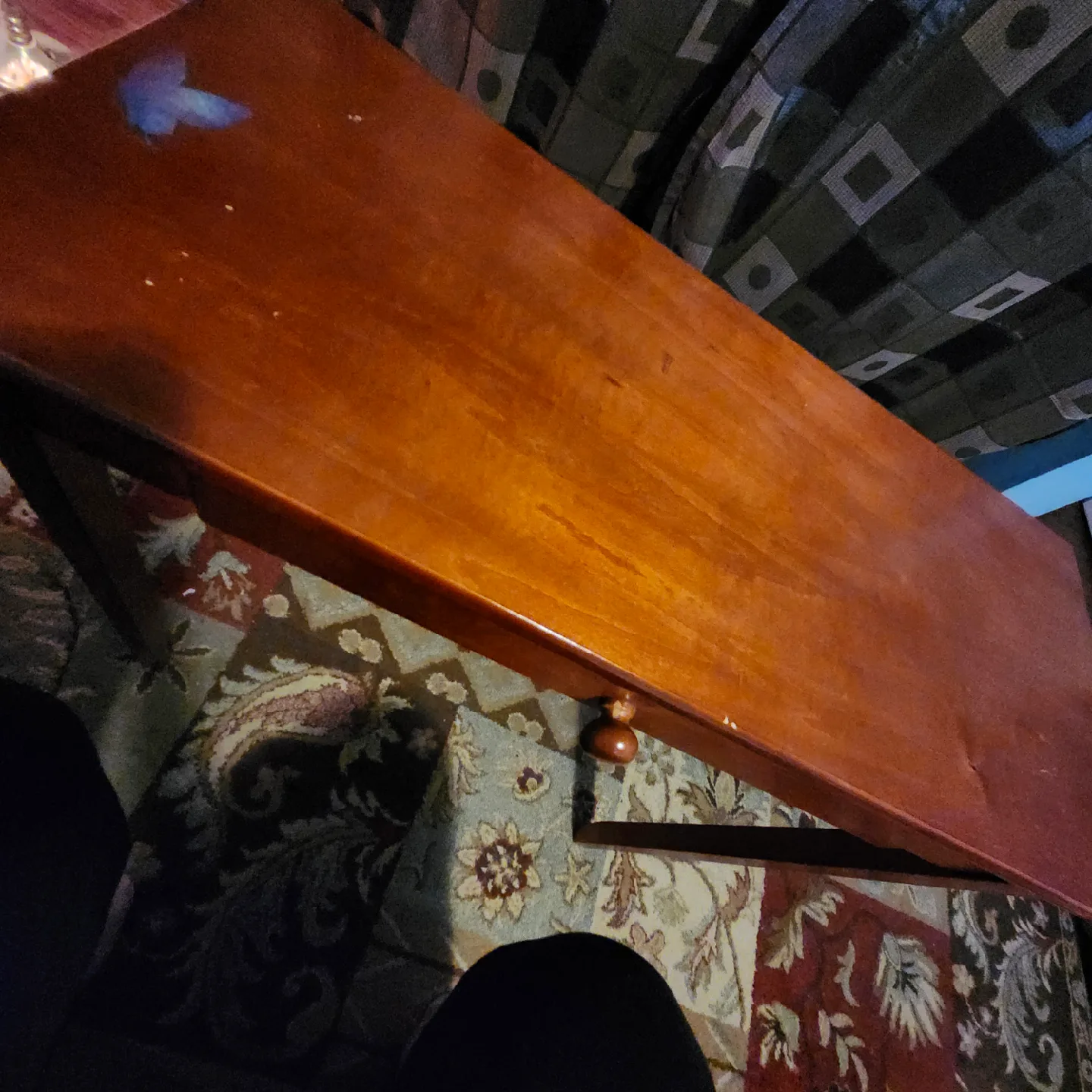 Wooden Side Table with Drawer image indicator(6)