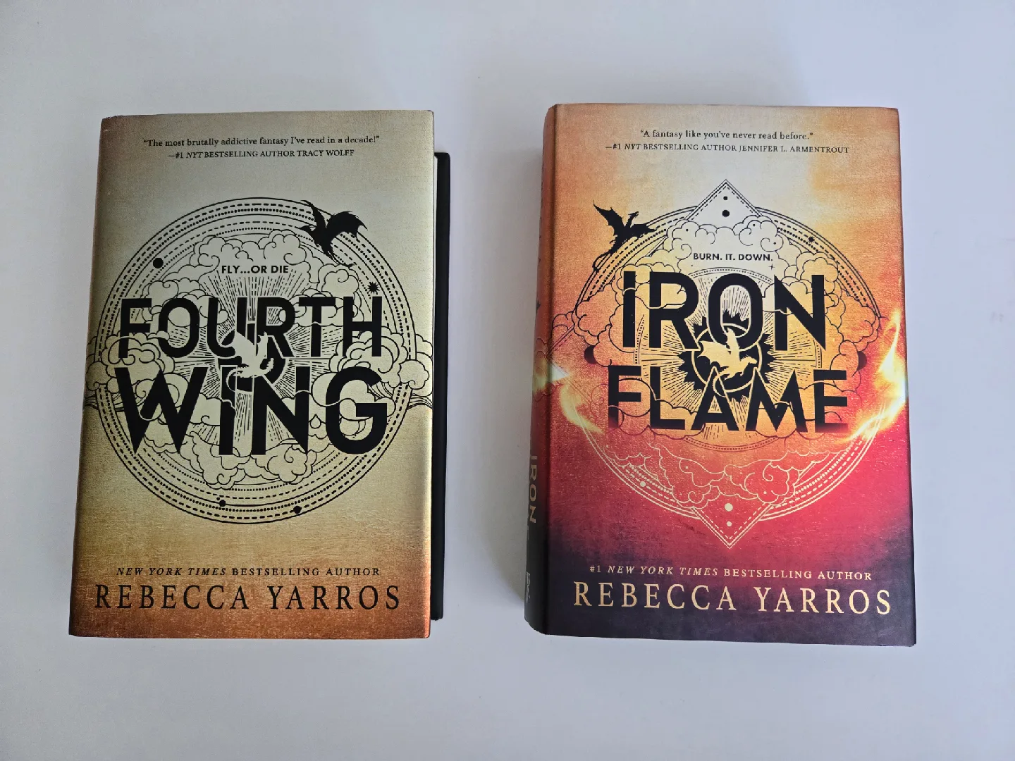 Fourth Wing & Iron Flame by Rebecca Yarros thumbnail