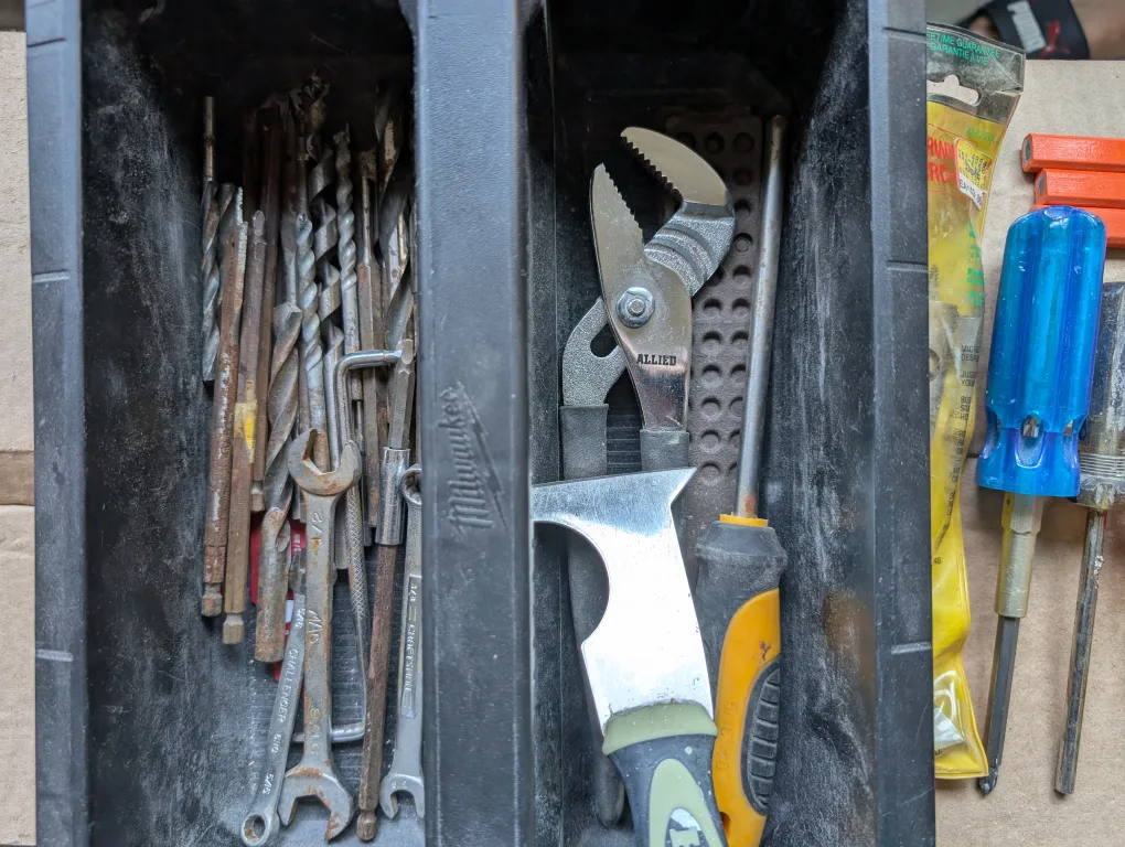 Various Tools- Wrenches, Screwdrivers, Drill Bits etc image indicator(2)