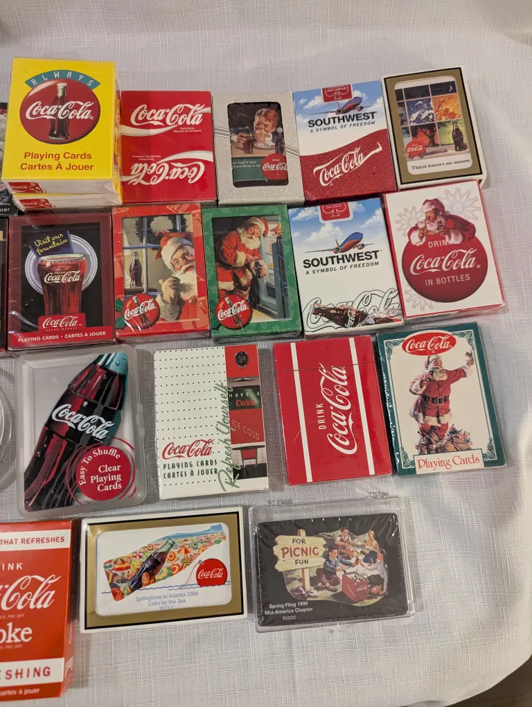 Coca Cola Decks of Cards 27 different ones image indicator(3)