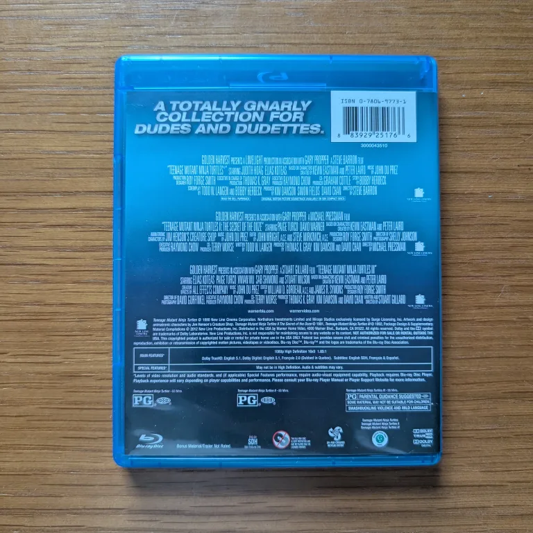 Bluray Teenage Mutant Ninja Turtles Trilogy image indicator(2)