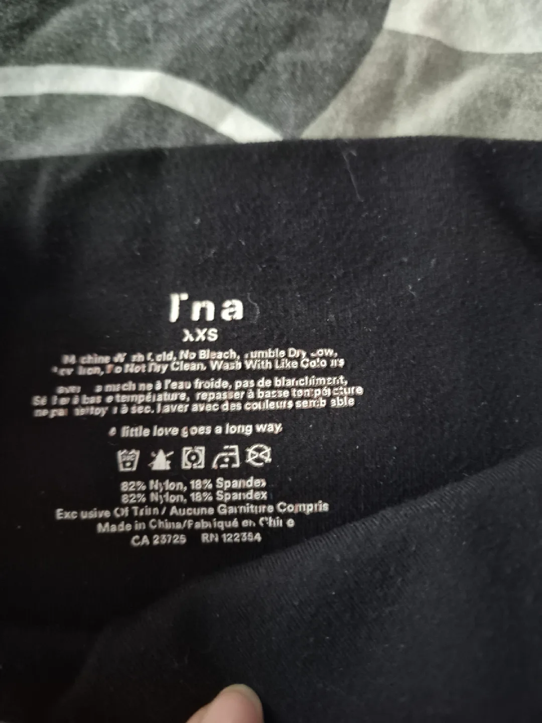 I'na Black Leggings - Size XS image indicator(2)