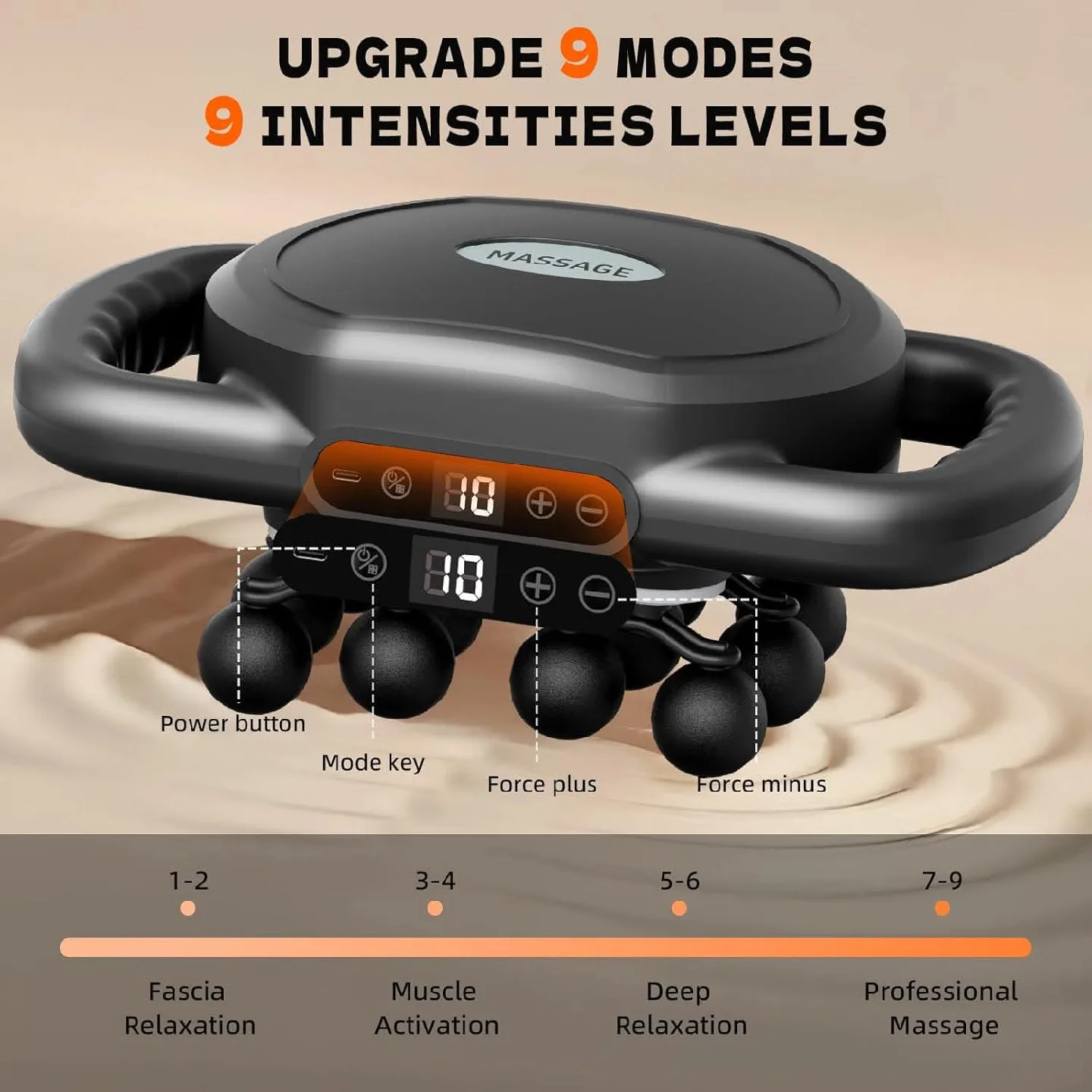 New~12-Head-Quiet Muscle Massage Gun For Full Body thumbnail