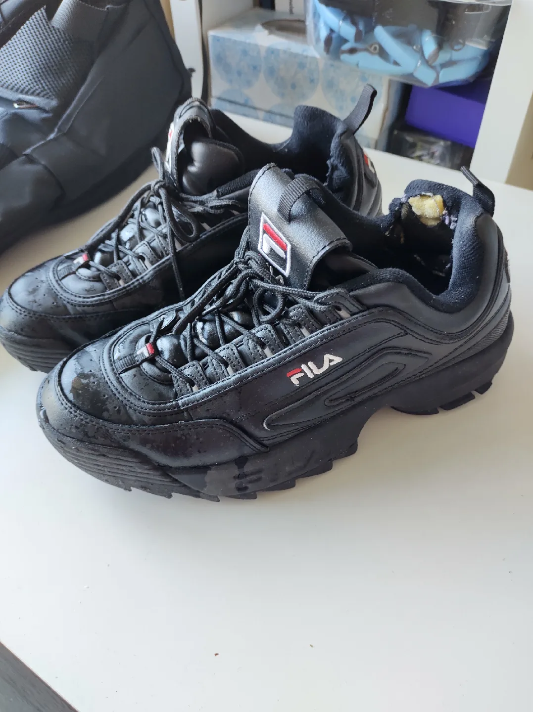 Fila Disruptor II Black Sneakers - Size 10.5 image indicator(2)