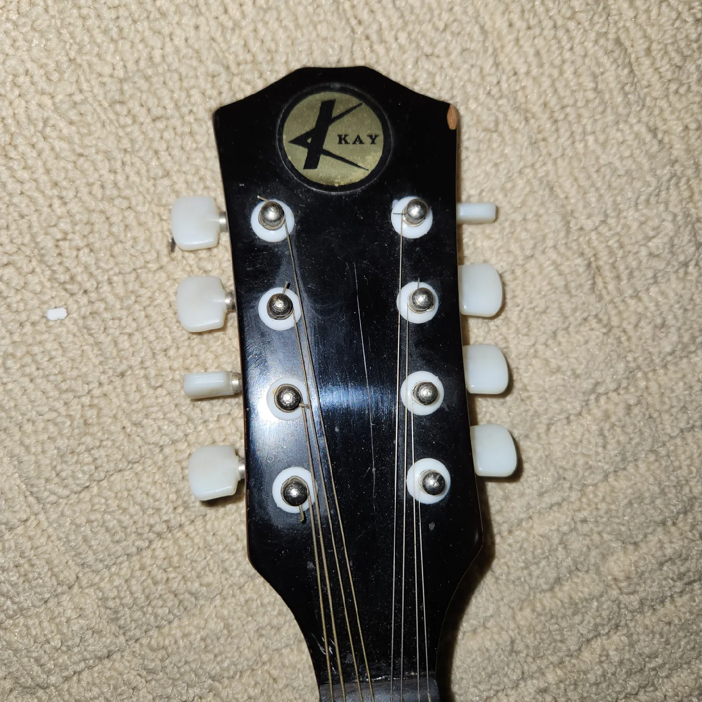 Vintage Kay Sunburst Mandolin M-2 image indicator(2)