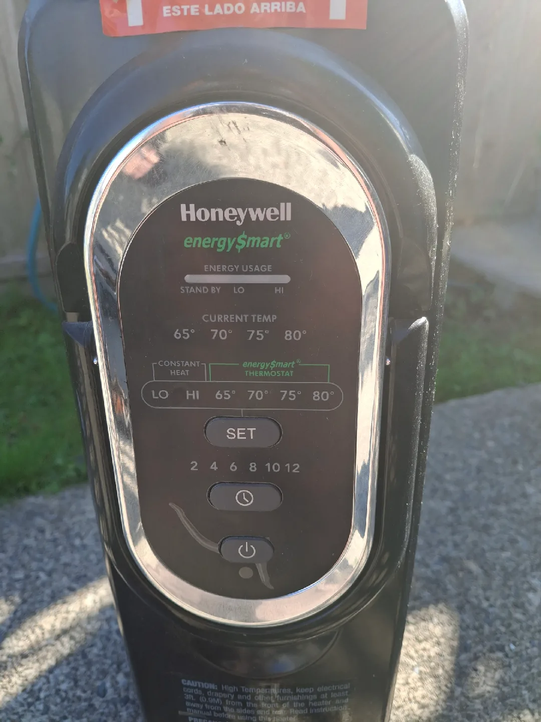 Honeywell EnergySmart Radiator Heater image indicator(2)