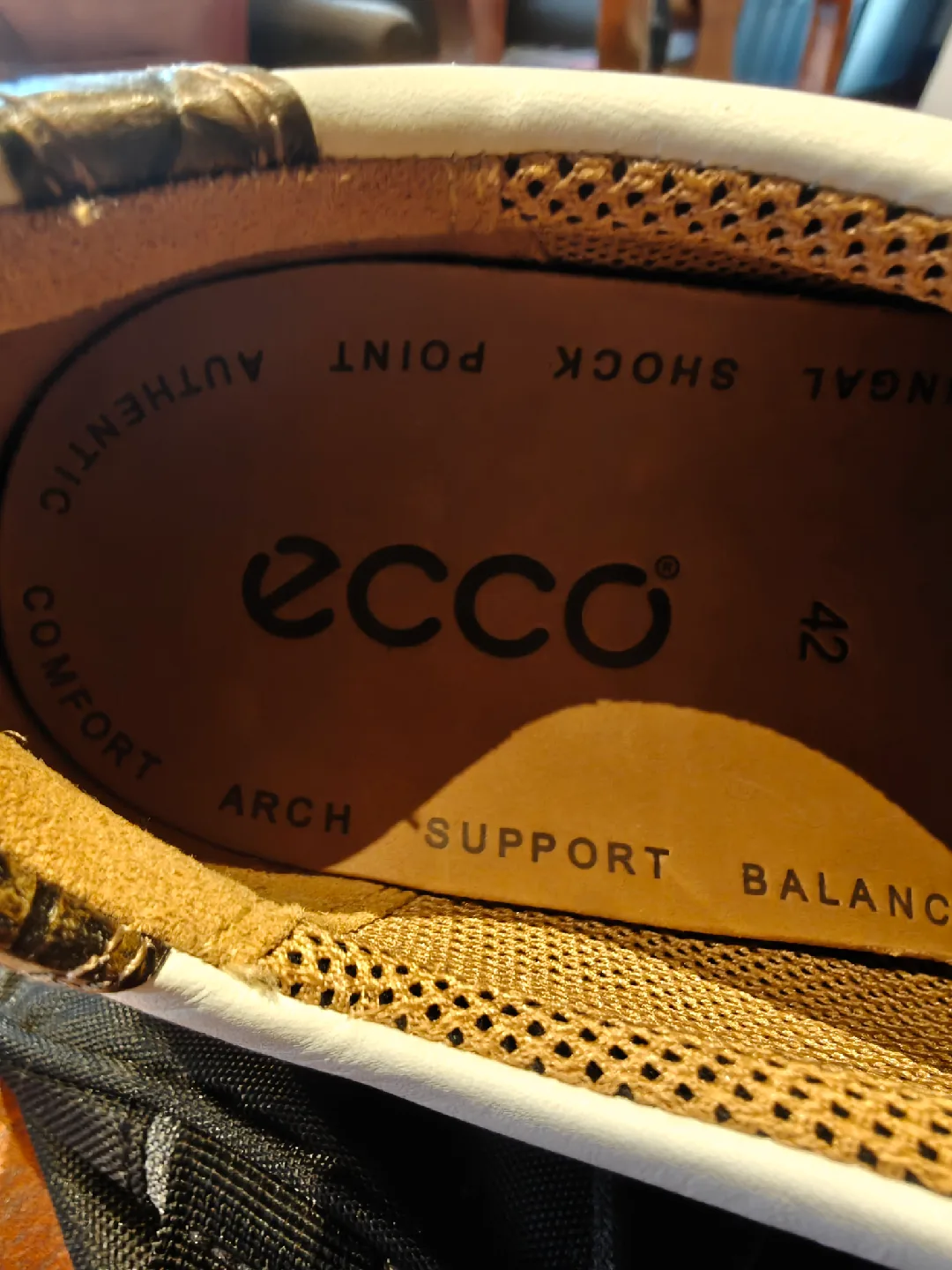 ECCO Classics Premiere Mens Golf leather Shoes -  Size 42 image indicator(3)