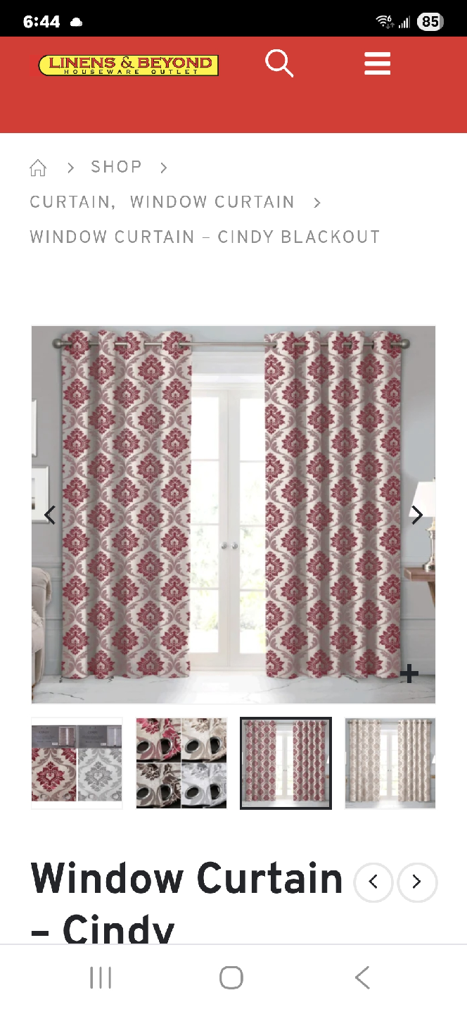 2 sets of Window Curtain+1 single panel