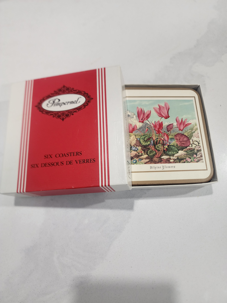 Pimpernel Alpine Flowers Coasters (Set of 6) - photo 2