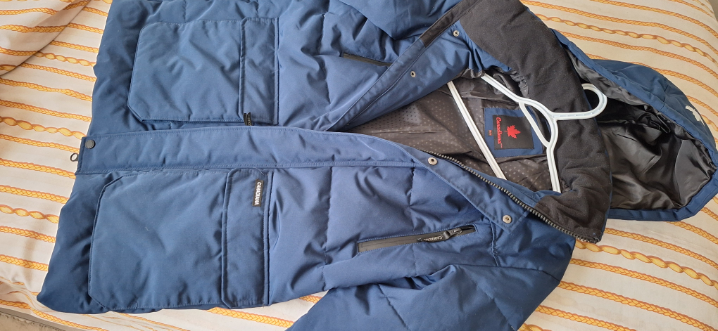Canadiana Blue Puffer Jacket - photo 2