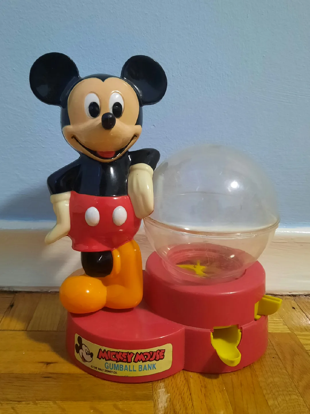 RARE Vintage 1986 Disney Mickey Mouse Gumball Mashine thumbnail