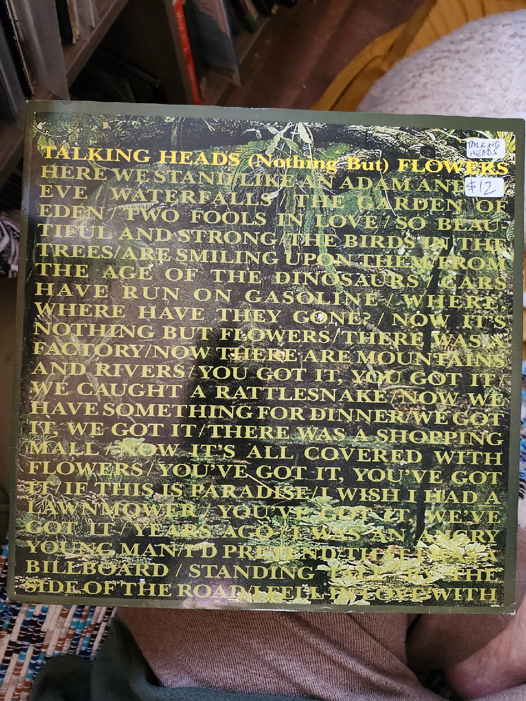 Talking Heads (Nothing But) Flowers Vinyl Record thumbnail