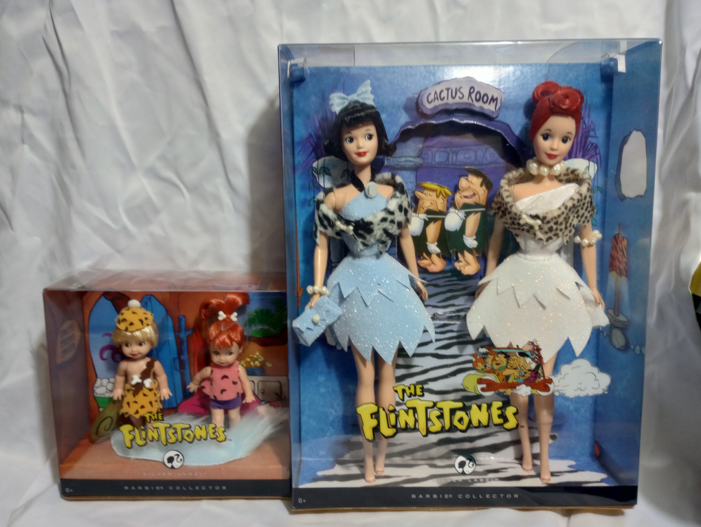 The Flintstones Barbie Collector Silver Label Dolls