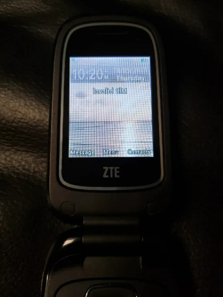 ZTE Flip Phone model Z222 image indicator(5)