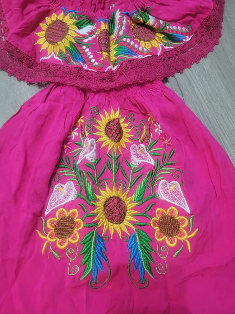 Pink Embroidered Dress - photo 2