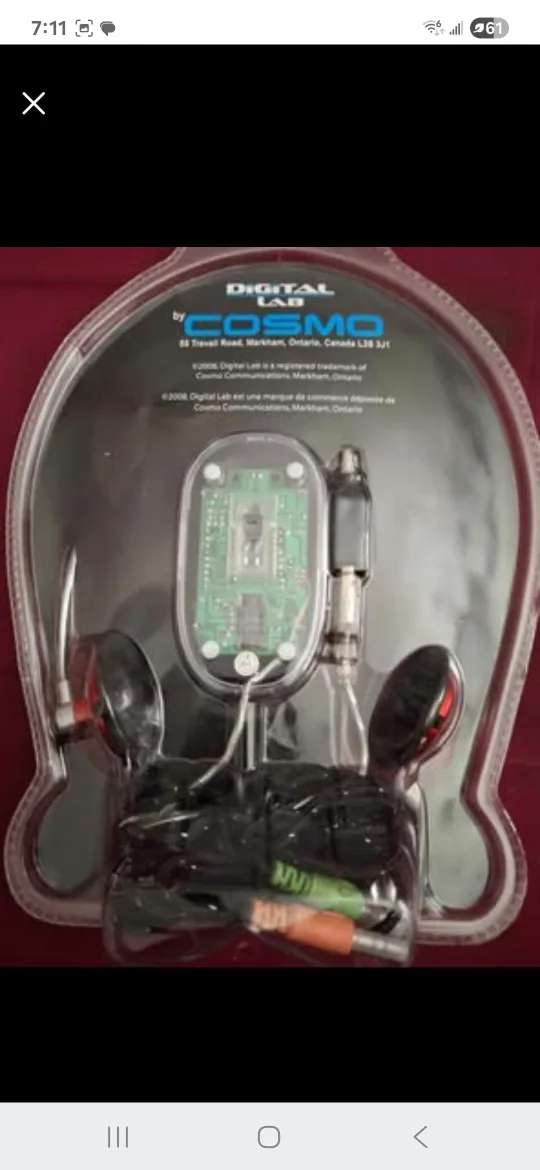 Digital Lab by Cosmo Skype Compatible Headset & Mouse image indicator(2)